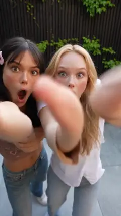 Final lunge frame from the sample video